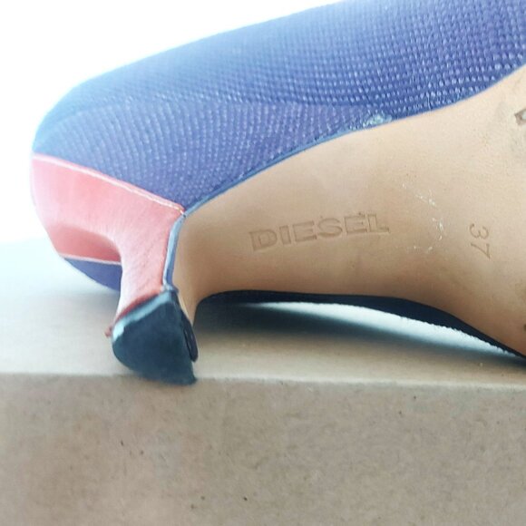 Diesel Purple and Orange Pumps - Size 37 (US 7) - Picture 10 of 10